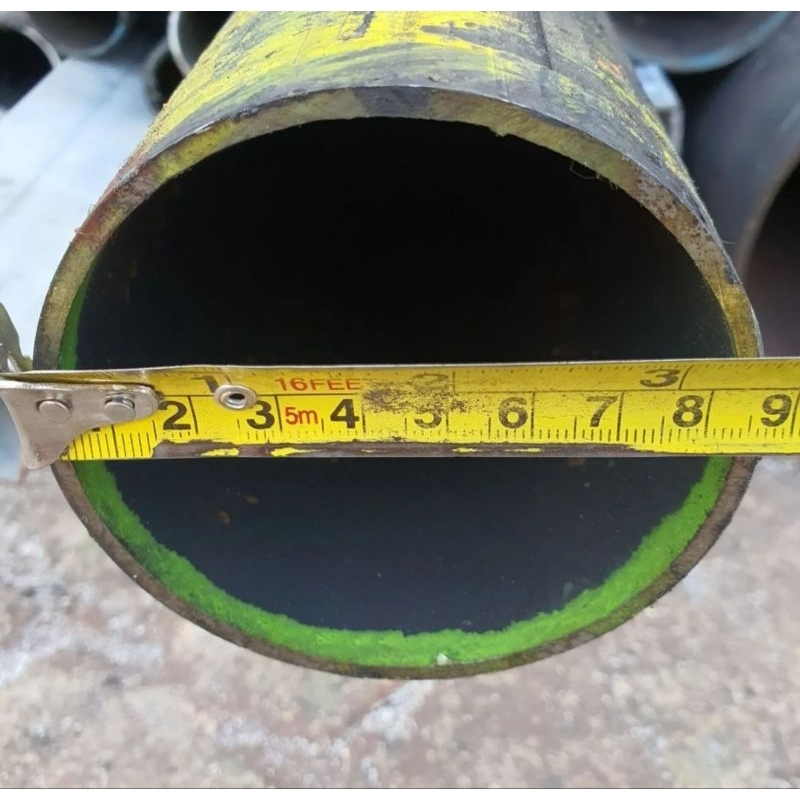 Pipa Besi Hitam 3 inch tebal 3mm Panjang 100cm