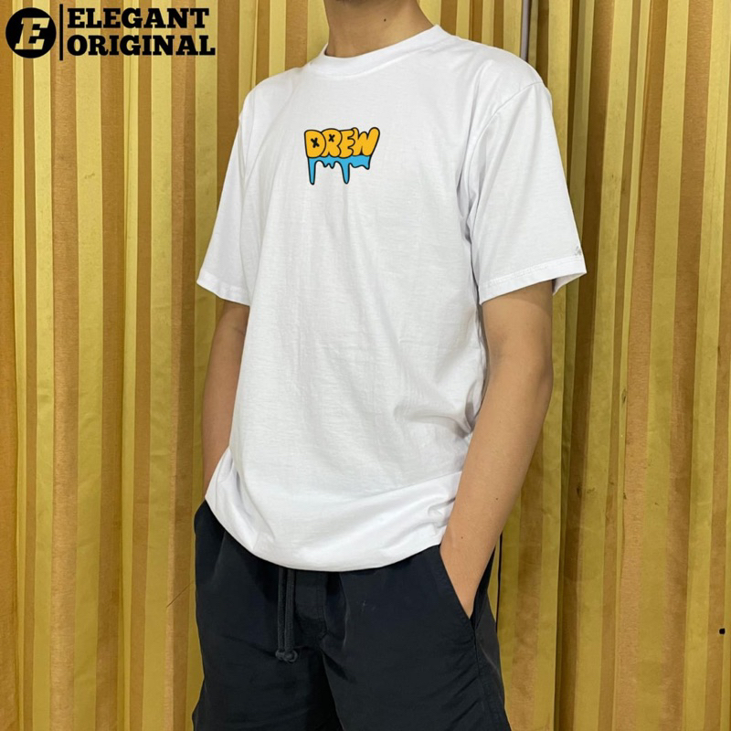 Drew kaos distro original elegant Tshirt premium berkualitas cewek cowok