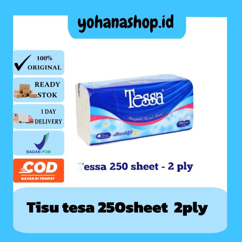 TISU TESSA 250 SHEET 2PLY
