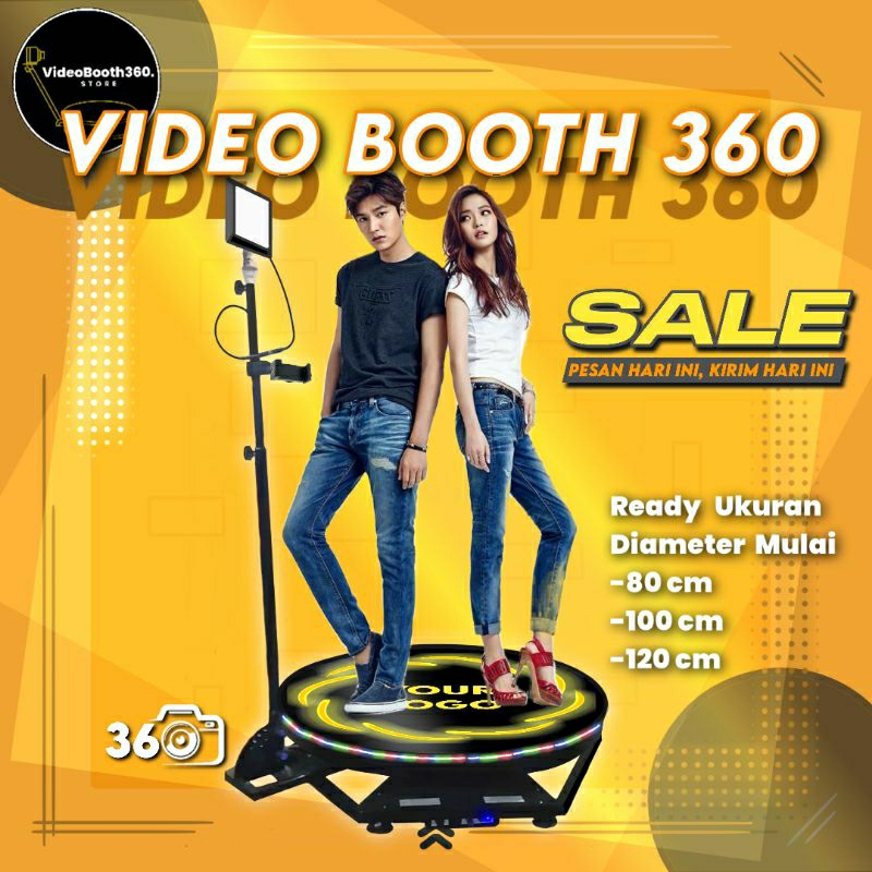 VIDEOBOOTH 360 PHOTO BOOTH SPINNER 360 - Video putar 360° - videobooth kualitas terbaik
