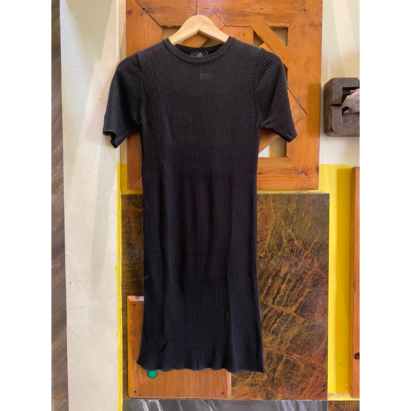 dress rajut lidi vintage aesthetic preloved murah korean style