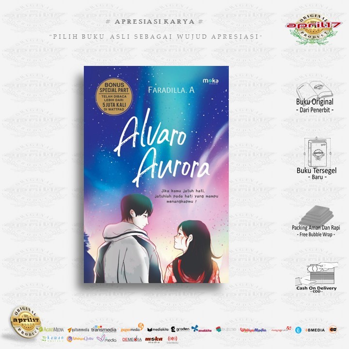 NOVEL ALVARO AURORA - PENULIS : Faradilla. A , PENERBIT: Moka Media