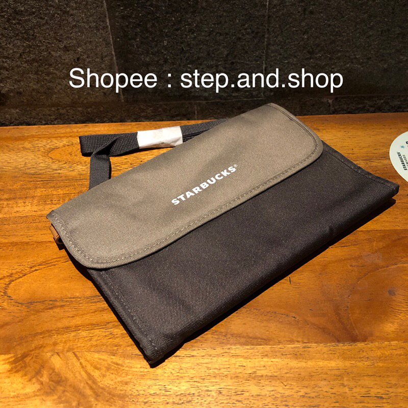 Starbucks Foldable Bag With Long Strap - Black Colour - Limited Ed