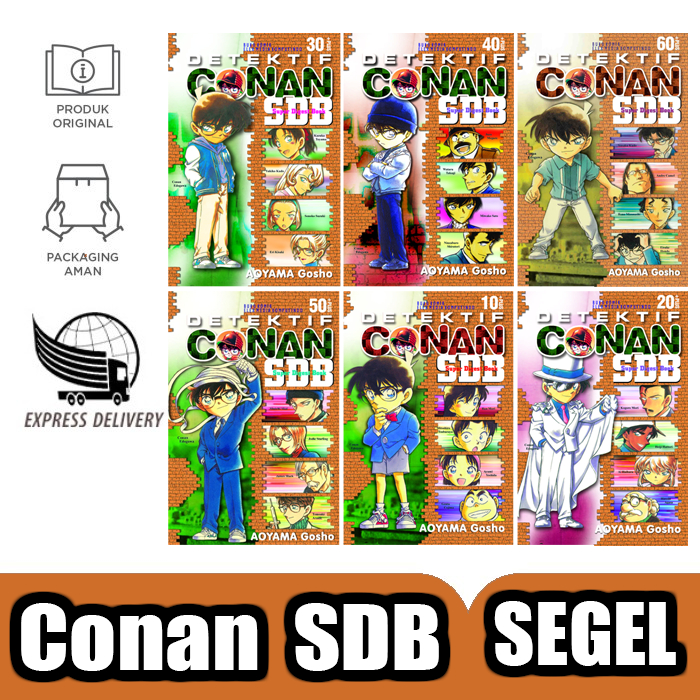 Komik DETECTIVE CONAN SDB BARU Original Segel - VOLUME 10+ 20+ 30+ 40+ 50+ 60+ 70+ 80+ 90+