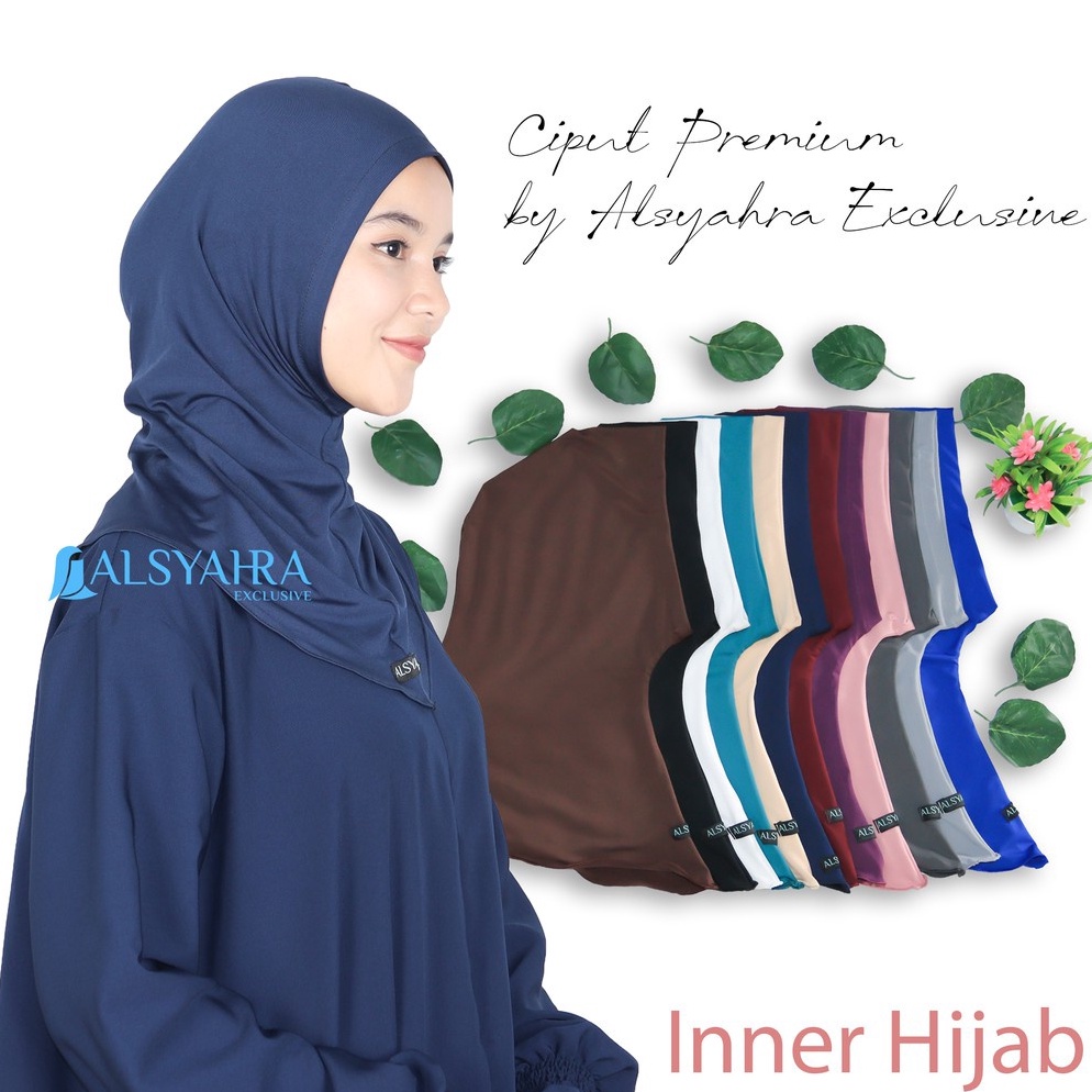 Stok Terbatas.. Inner Hijab Daleman Ciput Ninja Premium Alsyahra Exclusive
