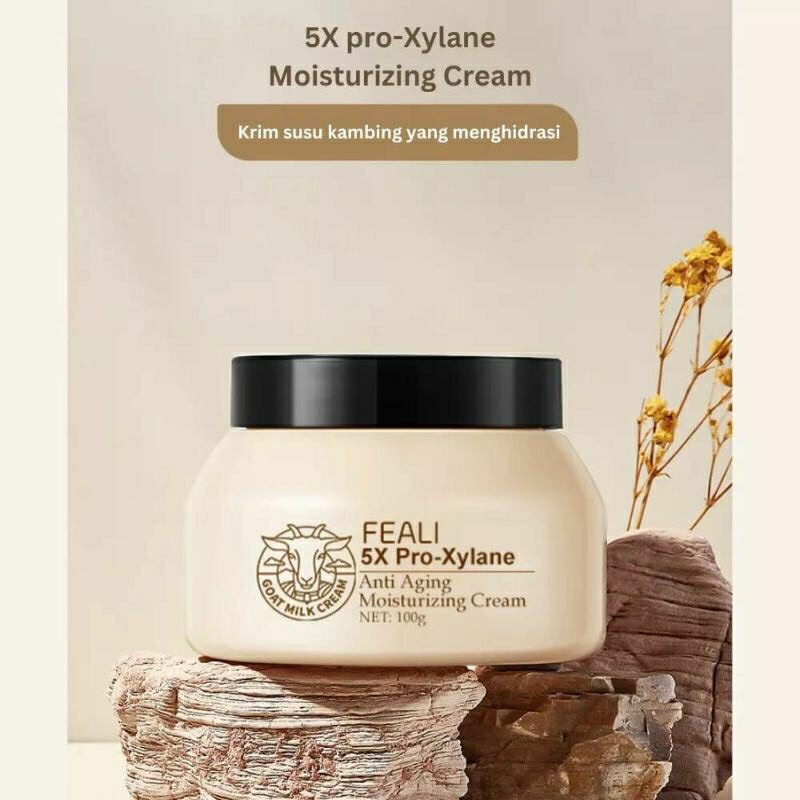 FEALI Goat Milk Anti-Aging and Moisturizing Cream | moisturizer feali mencerahkan