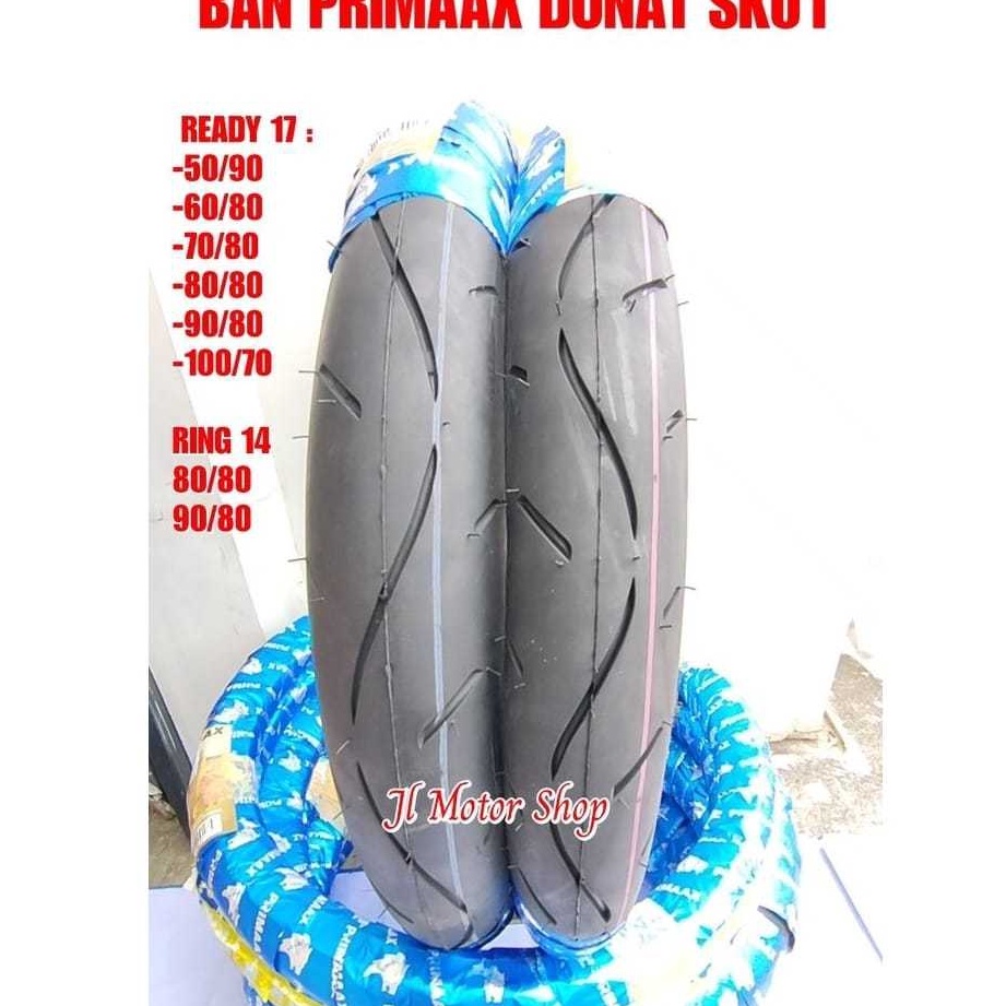 TERMURAH BAN DONAT 50 90 60 80 70 80 80 80 90 80 100 70 PRIMAX SK01 RING 14 17 - BAN PRIMAAX SK01 50