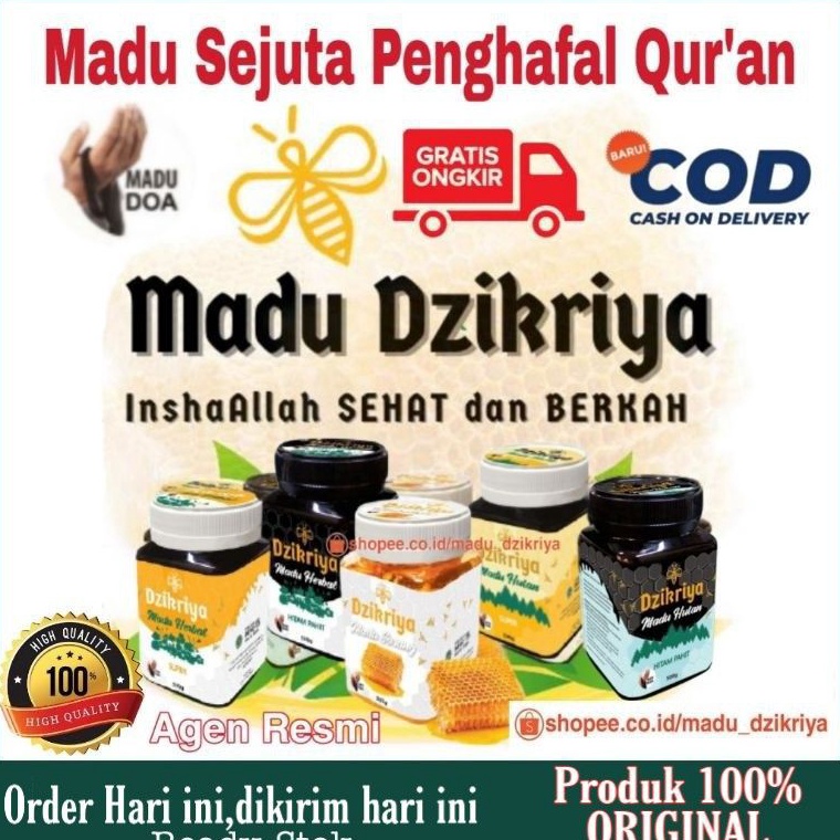 

QP5680 (Agen Resmi) Madu Dzikriya Original Madu Herbal Pahit / Dzikriya Herbal Super/ Madu Dzikriya Hutan pahit/ Manis/Sarang Bisa COD Madu Azzikra Az Zikra Dzikriya 61