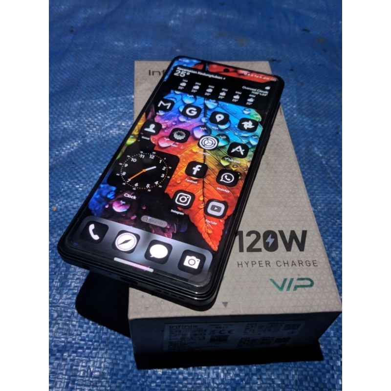 Infinix Note 12 VIP 8/256 gb second fullset mulus terawat