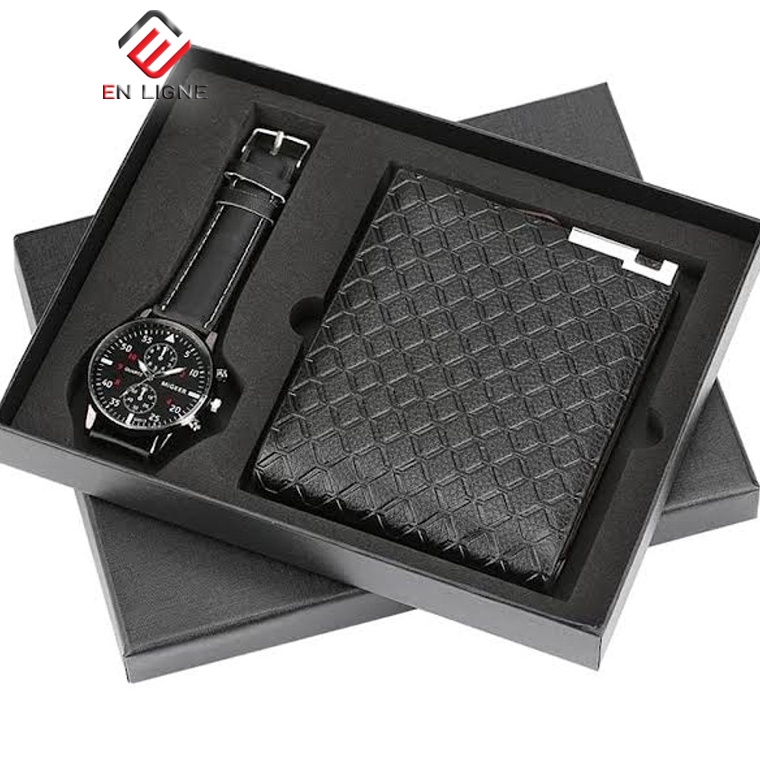 HARGA BERSAHABAT EN LIGNE - Jam Tangan Pria Set - Jam Tangan Gift - Jam Tangan Kado - Jam Tangan Dom