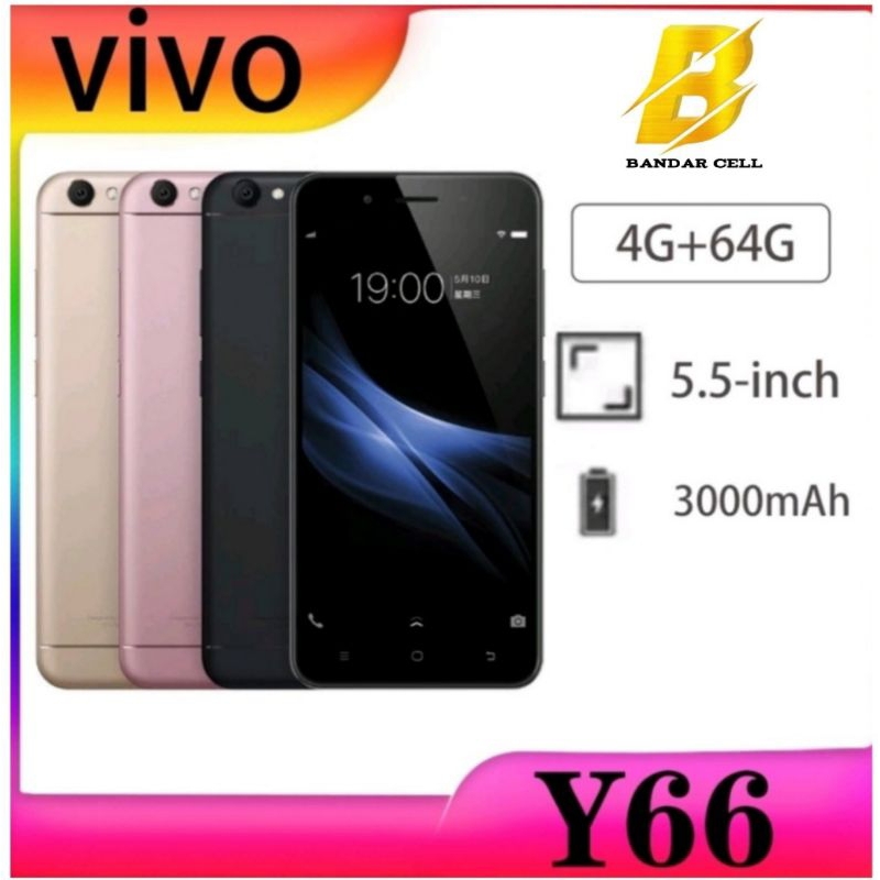 Hp vivo y66 4G 6/64gb android smartphone dual sim
