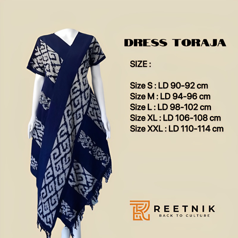 Dress Batik Tenun Toraja