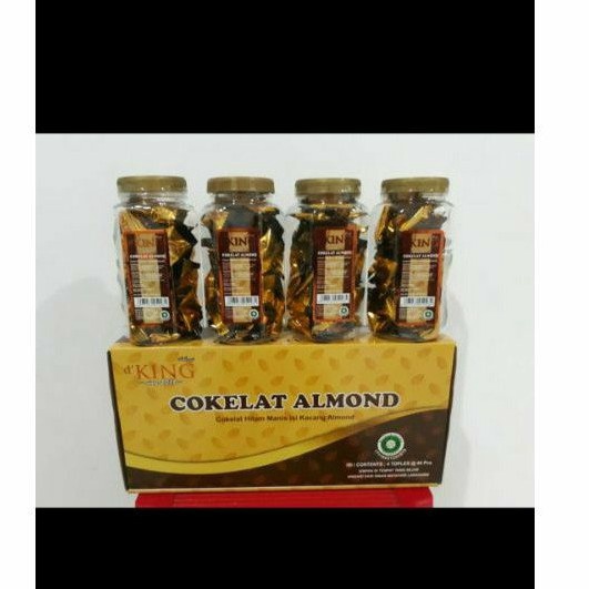 

BISA ✨COD✨ coklat almond Bonibol per dus isi 4 toples buruan