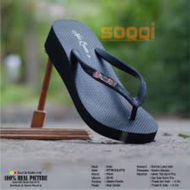 Wedges Ando nice queen sandal hak tinggi 3,5cm