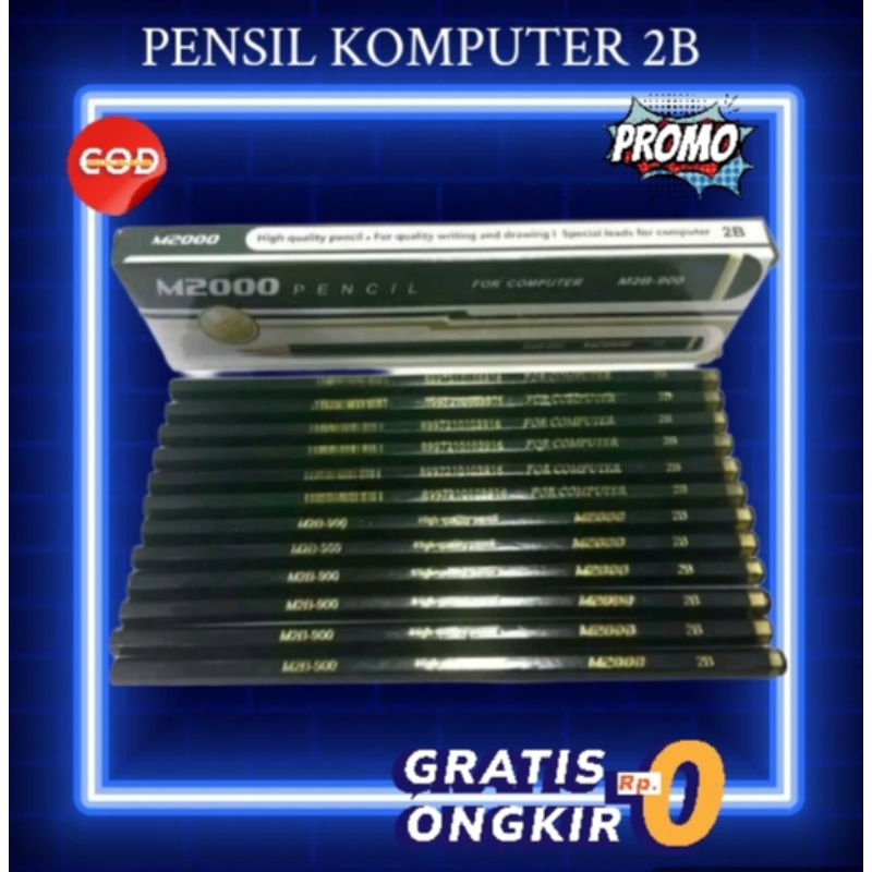 

PENSIL 2B M2000 PENSIL HIJAU HARGA 1PCS