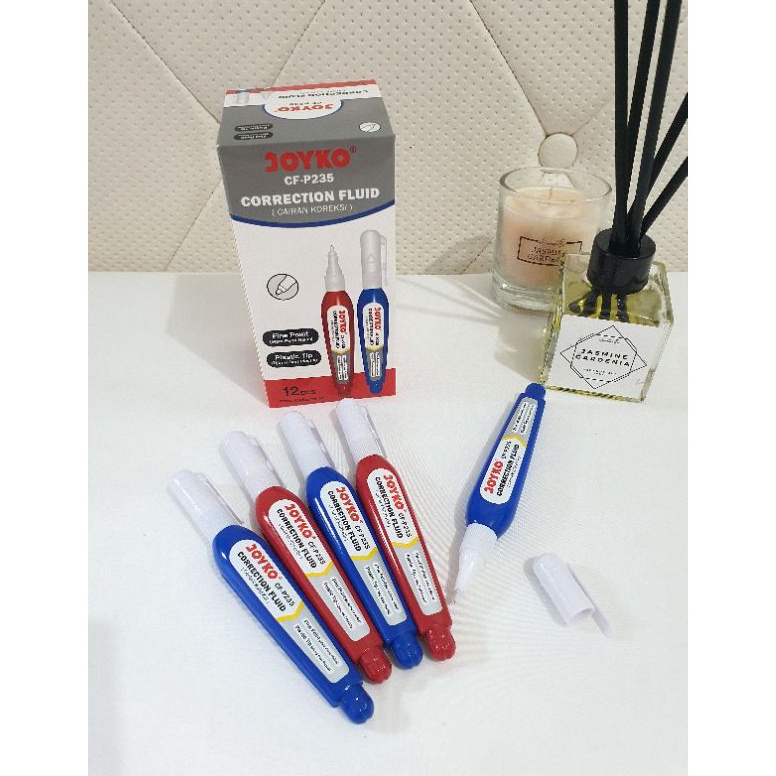 

DISKON BRANDS FESTIVAL (12pc) tipex JOYKO mini kecil CF-P235/correction fluid/tip-ex pen mini