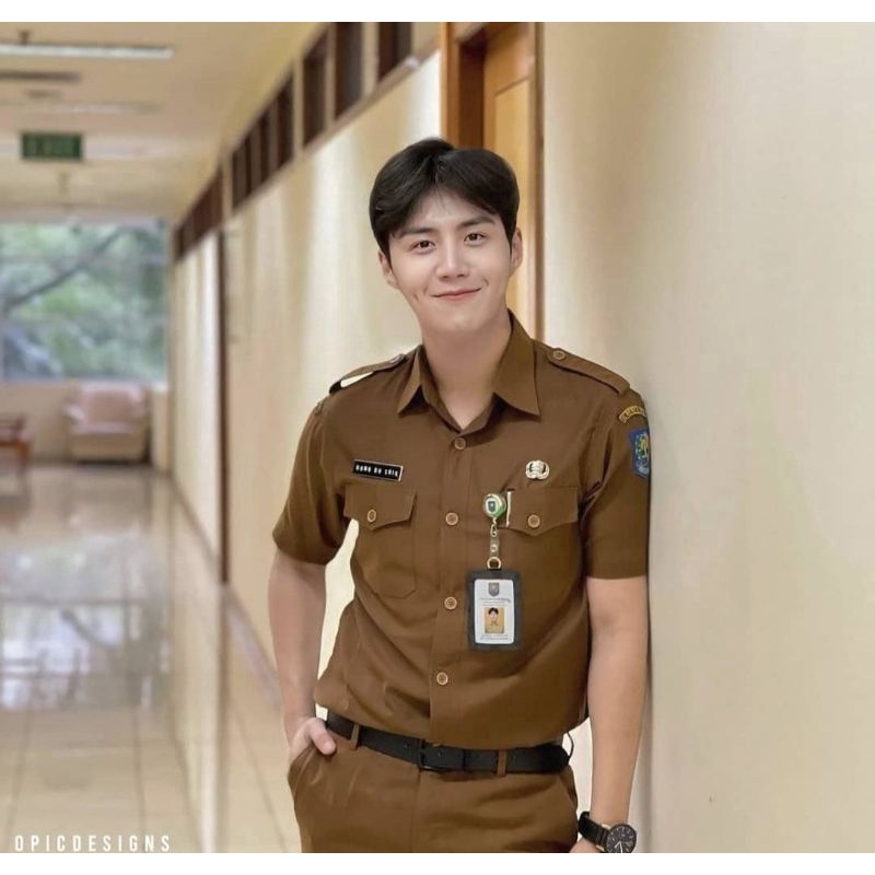 Termurah Seragam PNS PEMDA Pria Lengan Pendek - Baju Guru PNS !