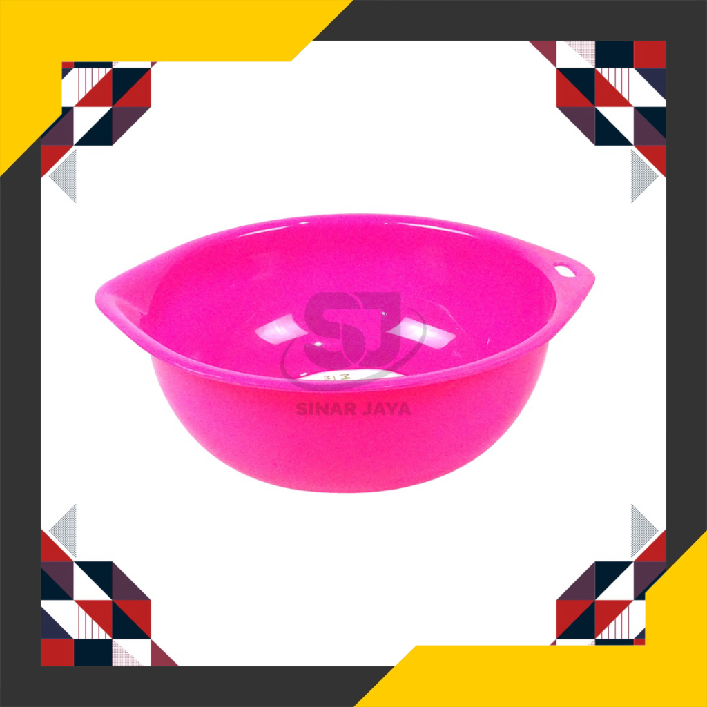 Promo Mangkok Plastik Tebal/Mangkok Mixer/Mangkok Serbaguna/Mangkok Mixer Emiko M 5653 Hawaii Limite