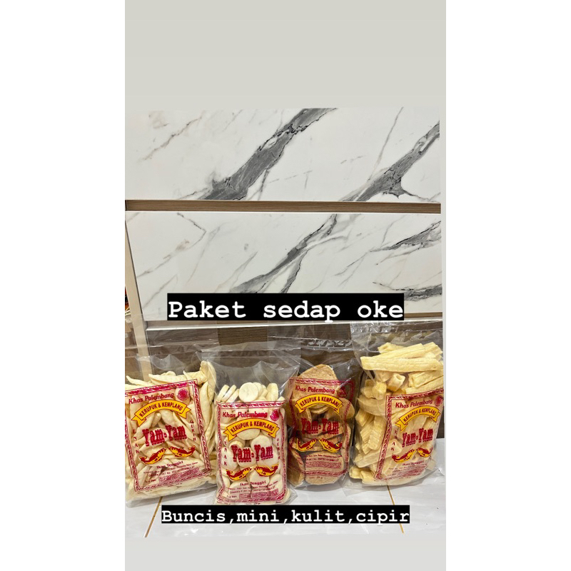 

paket kerupuk sedap oke