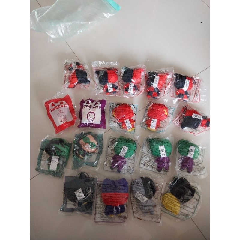 Happy Meal Mcd boneka ganci DC comic. mcd super pets