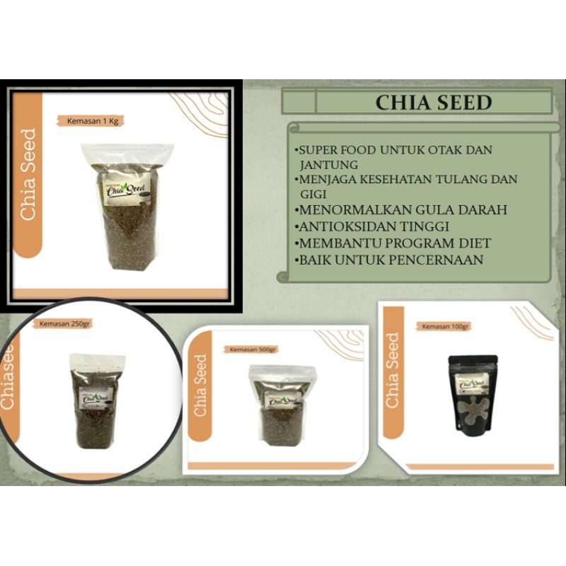 

CHIA SEED 250Gr