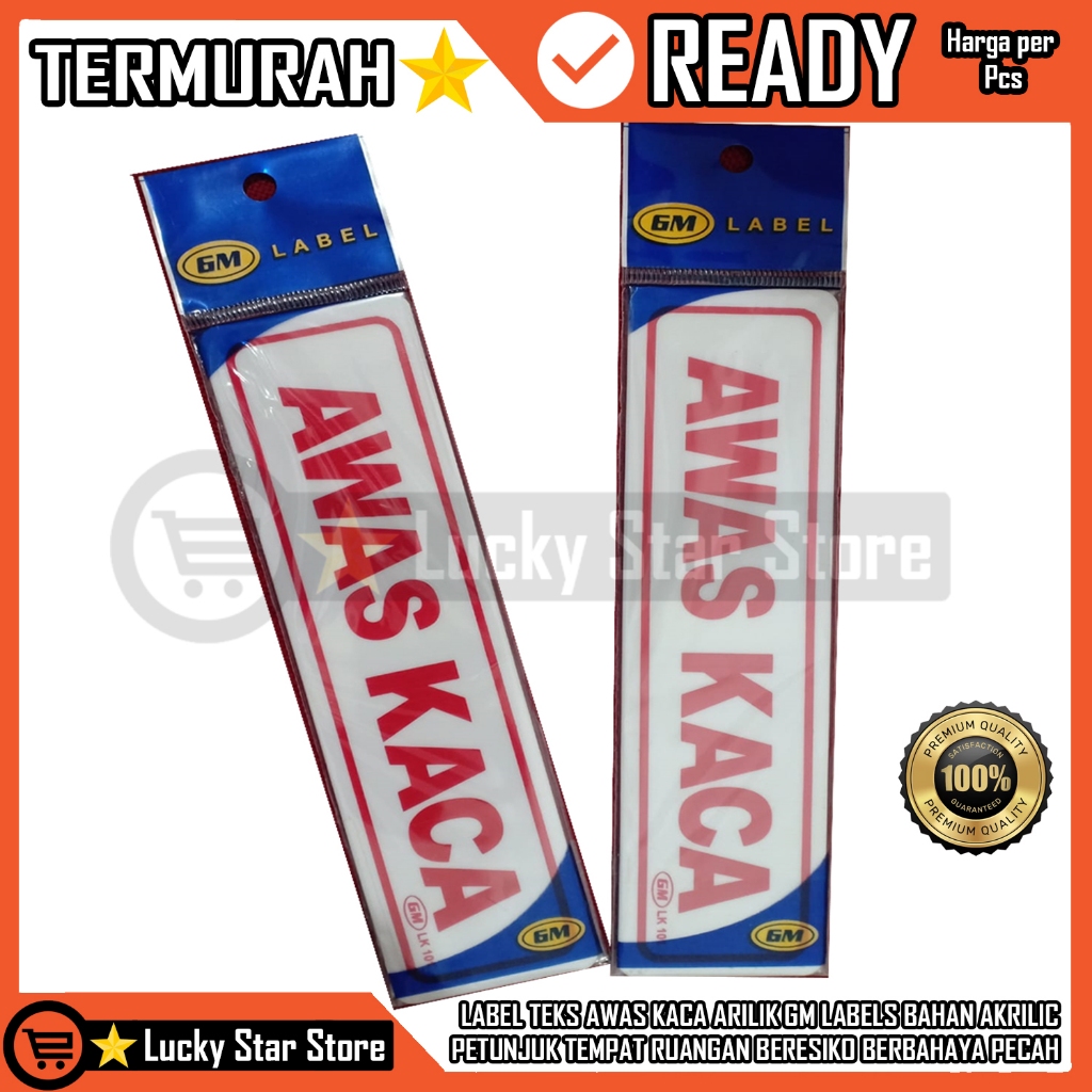 

STIKER GM LABEL AWAS KACA PETUNJUK PUSH ACRYLIC STICKER PENANDA PERINGATAN MENANDAI PENANDAI INFORMASI TEMPAT RUANGAN TEMPELAN PINTU GAGANG JENDELA TEMBOK PAPAN TEKS TULIS AKRILIK ANTI AIR LUNTUR RUSAK PATAH KEROPOS