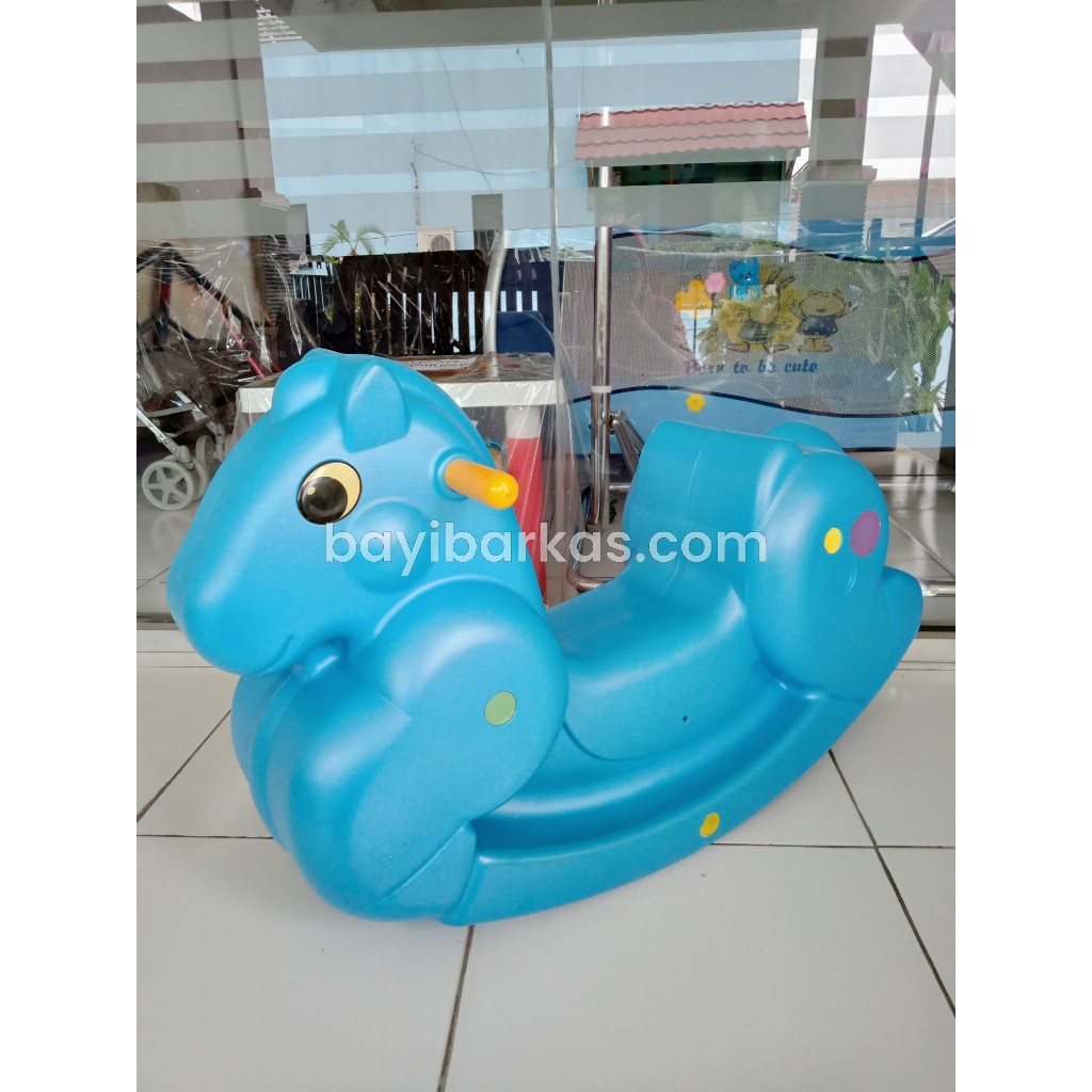 L'ABEILLE Rocking Horse Lerado / kuda mainan anak / kuda goyang anak / jungkat-jungkit (PRELOVED)