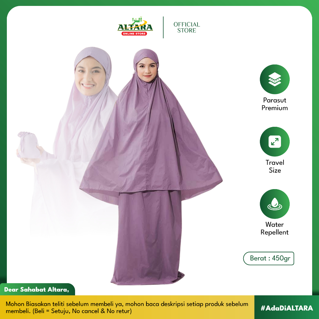 Mukena Travel Parasut Korea Tas Serut Polos Mukena Traveling