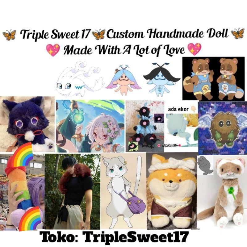 Custom Request Handmade Doll by TripleSweet17 Re: Zero Kara Hajimeru Isekai Seikatsu puck pack emili