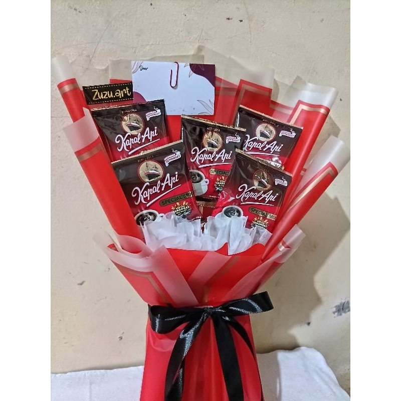 

Buket Kopi Bucket Coffe Kado Unik Wisuda