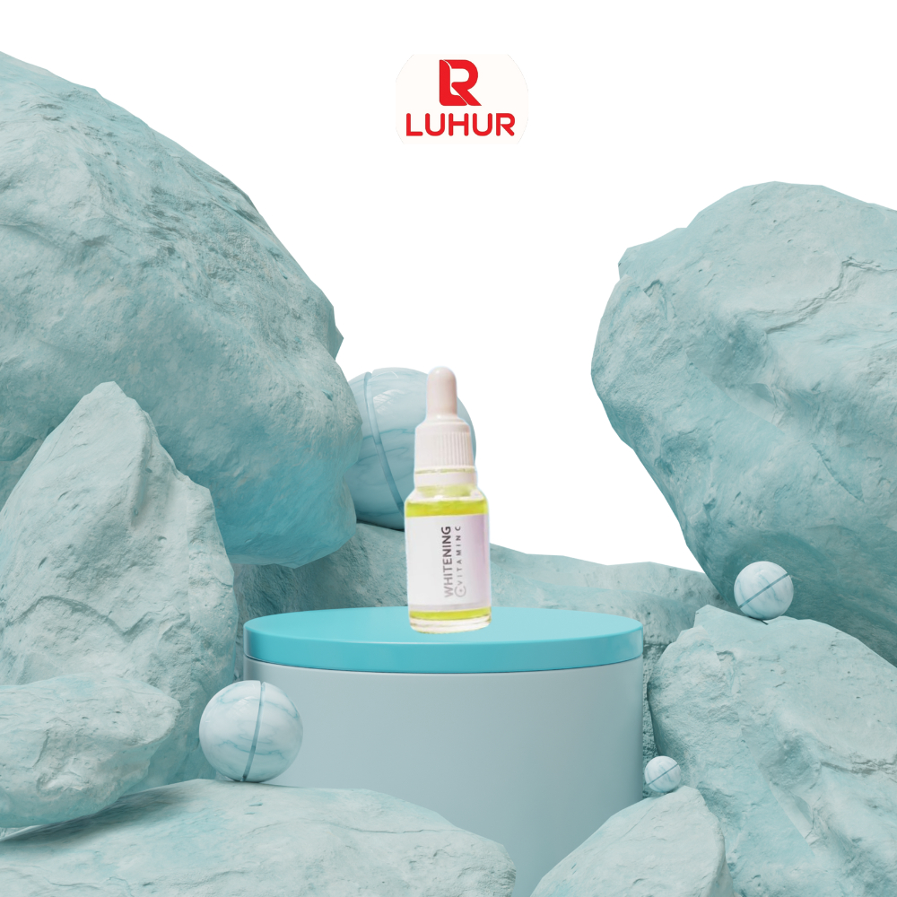 Serum Whitening + Vitamin C Luhur Reguler BPOM Luhur Kosmetik Pemutih Pencerah Perawatan Muka Kulit 