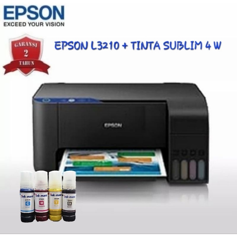 Printer Epson L3210 Paket Tinta Sublim