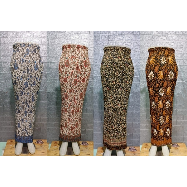 rok plisket batik / rok kebaya / rok plisket motif / rok kondangan / rok plisket batik bawahan kebay