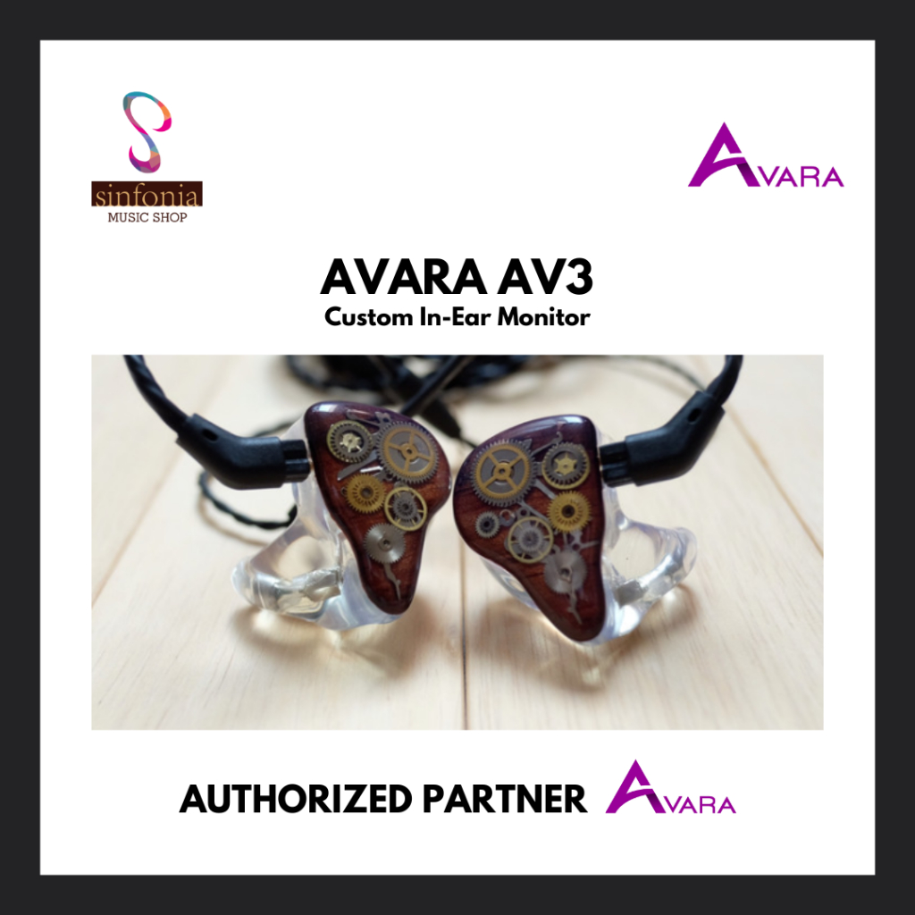 Earphone Custom IEM Avara AV3 (Universal Version)