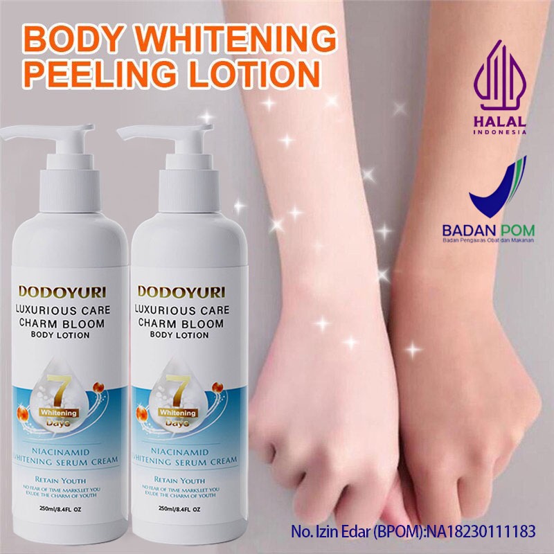 [BPOM] Lotion pemutih badan pemutih badan permanen body lotion pemutih 250ml Whitening body lotion l