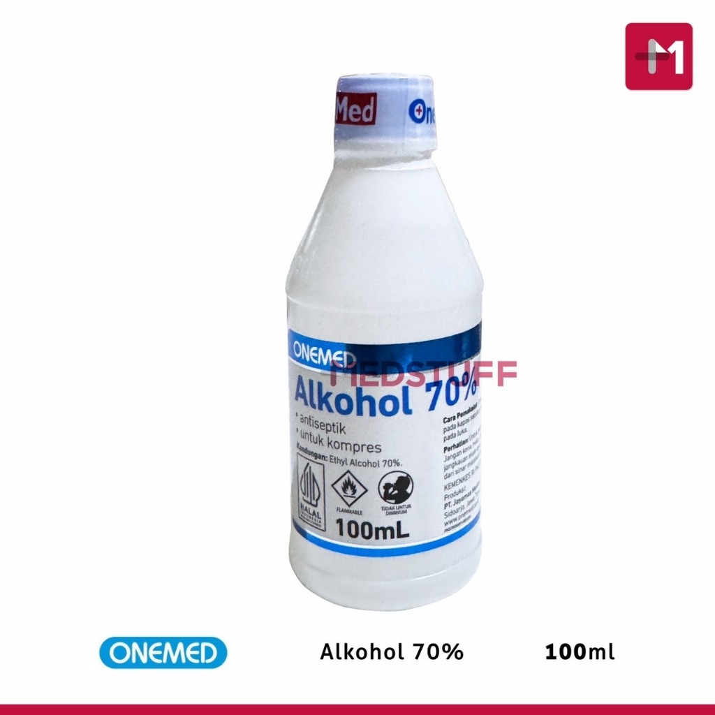 Alkohol 70% 100ml Onemed Alkohol Onemed 70% 100ml Alkohol Onemed 100ml Alkohol 100ml