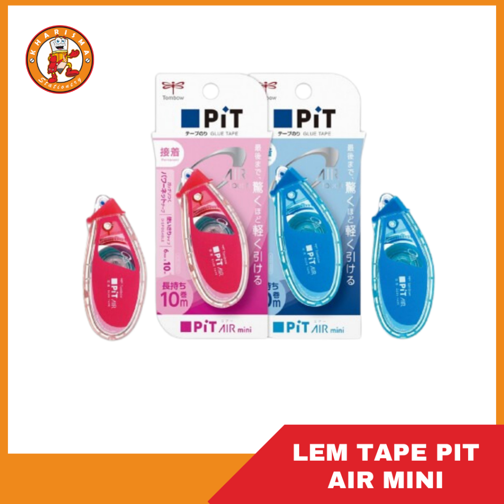 

LEM TAPE / TOMBOW GLUE TAPE PIT AIR MINI / LEM KERTAS ROLL MURAH [5041678][5041679]