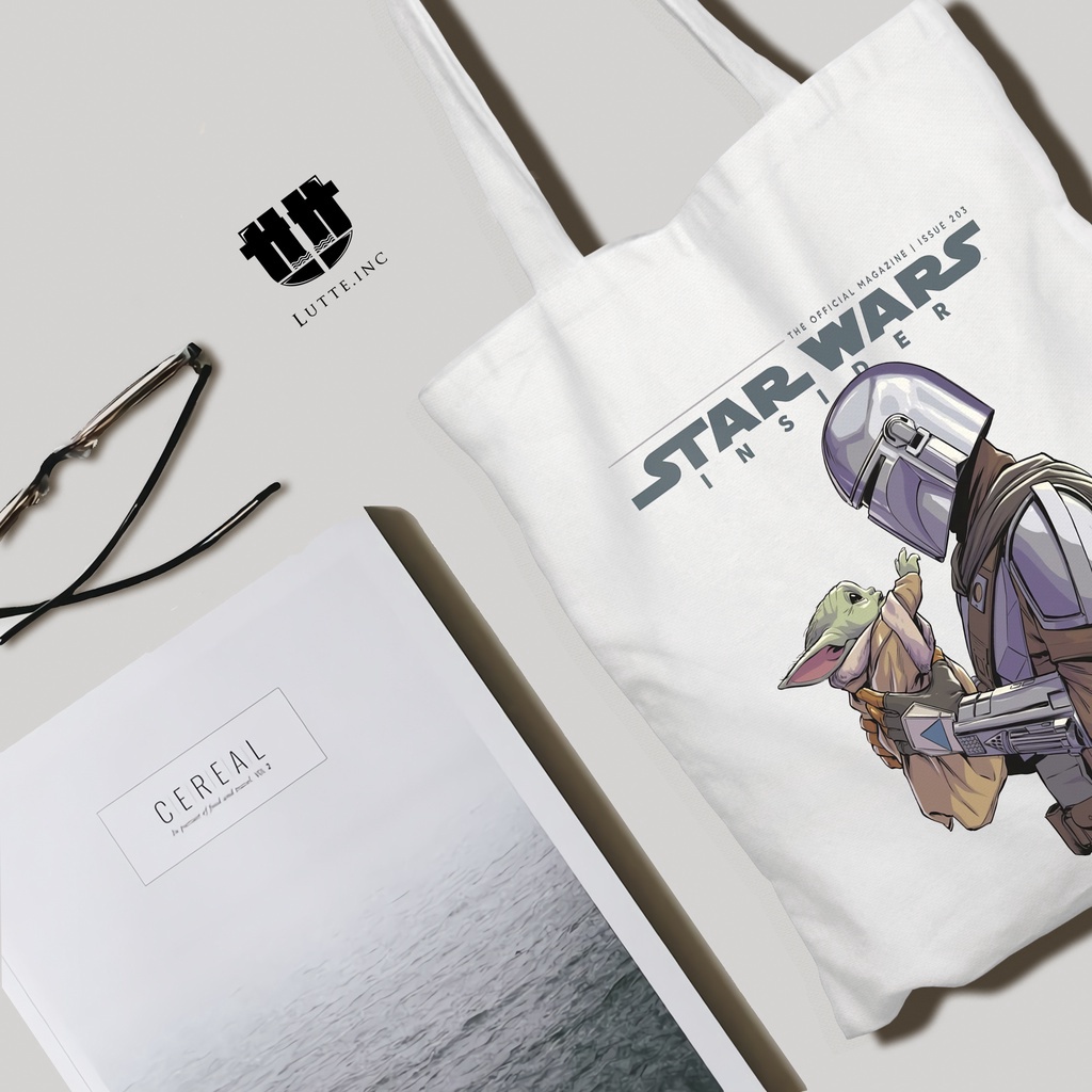 MALL Tote bag StarWars Totebag Kanvas Original Lutte.Inc Tas Tote Premium serbuuu 