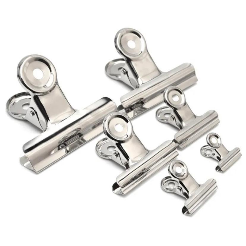 

HD Silver Metal Bulldog Clip/Jepitan Dokumen Kertas/Binder Clip