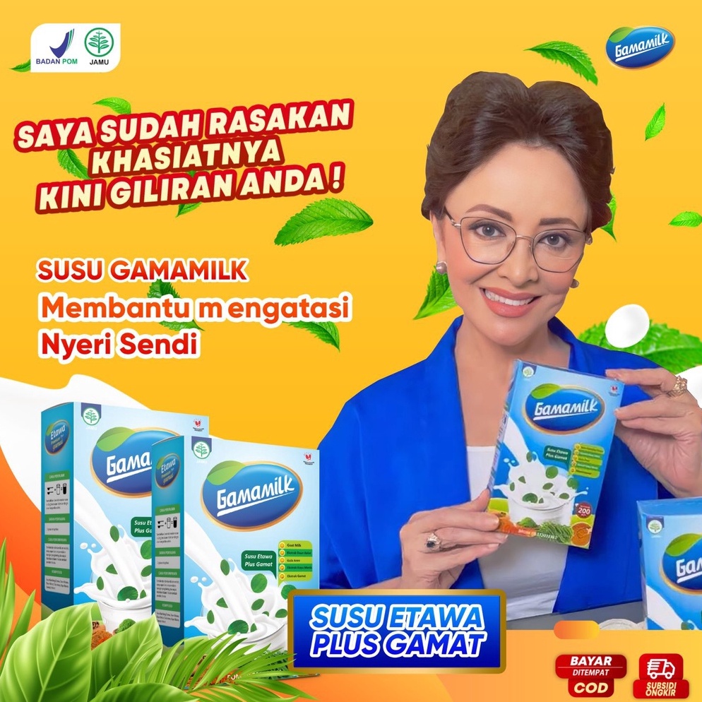 

[☎M57/] Gamamilk Susu Etawa Plus Gamat Rekomendasi Ilmiah Atasi Nyeri Sendi & Tulang Restok Gan