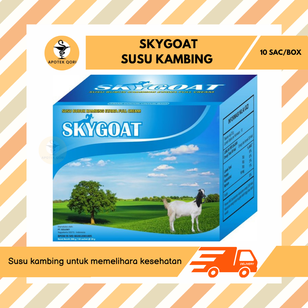 

SUSU KAMBING SKYGOAT 10 SACHET/BOX @ 200 GRAM