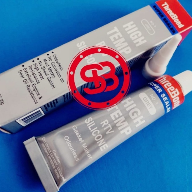 

Kirim Sekarang Lem Threebond SUPER SEALER NO.1 HIGH Temp RTV Silicone Grey ( Abu Abu ) 30gr J48 ➯