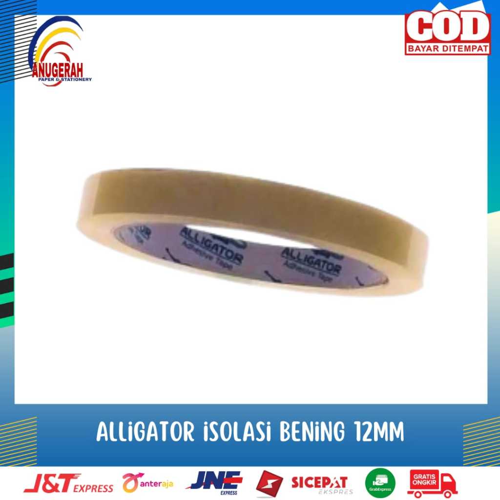 

ALLIGATOR 12MM 573913 ISOLASI BENING (PCS)