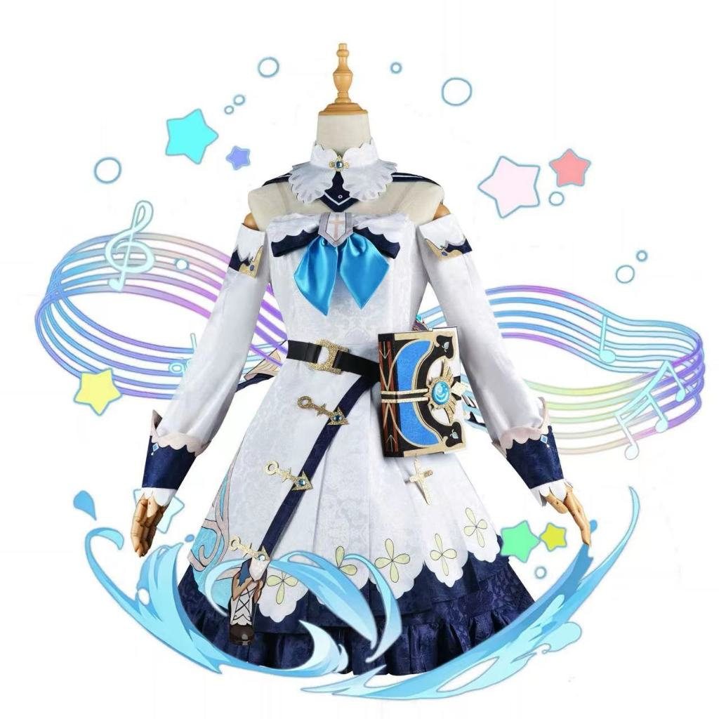 Game Genshin Impact Cosplay Barbara Cosplay Costume Game Genshin Impact Barbara Costume Halloween