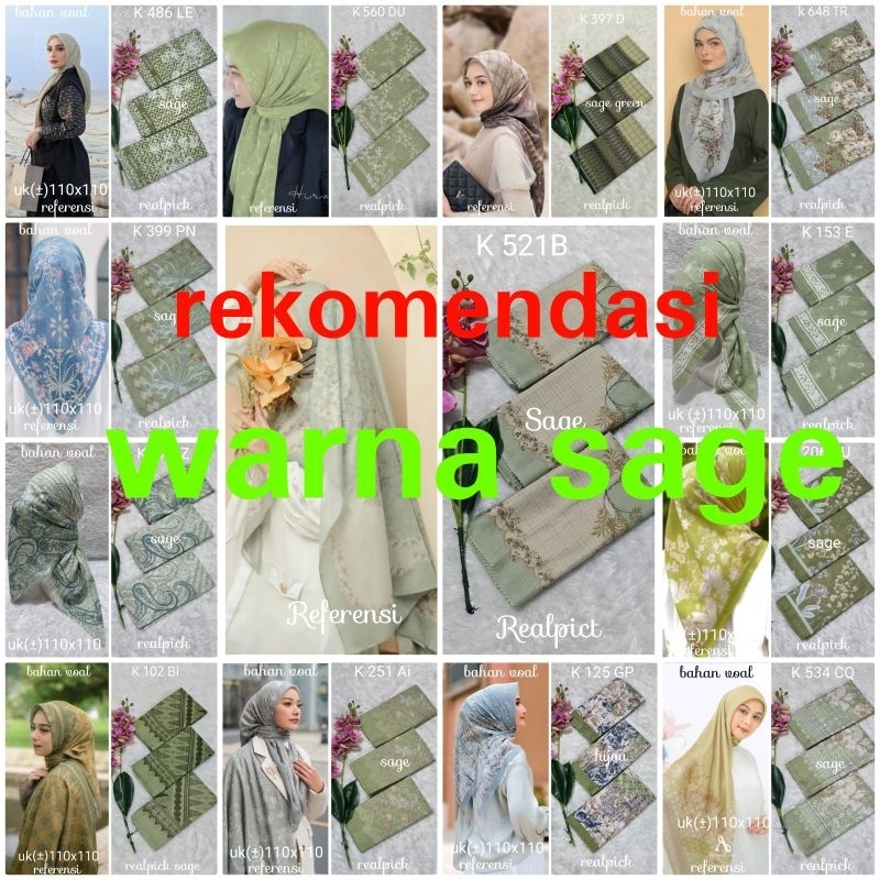 sage kerudung segi empat  motif # voal motif sage lasercut# denay sage motif #voal motif sage uk(±)1