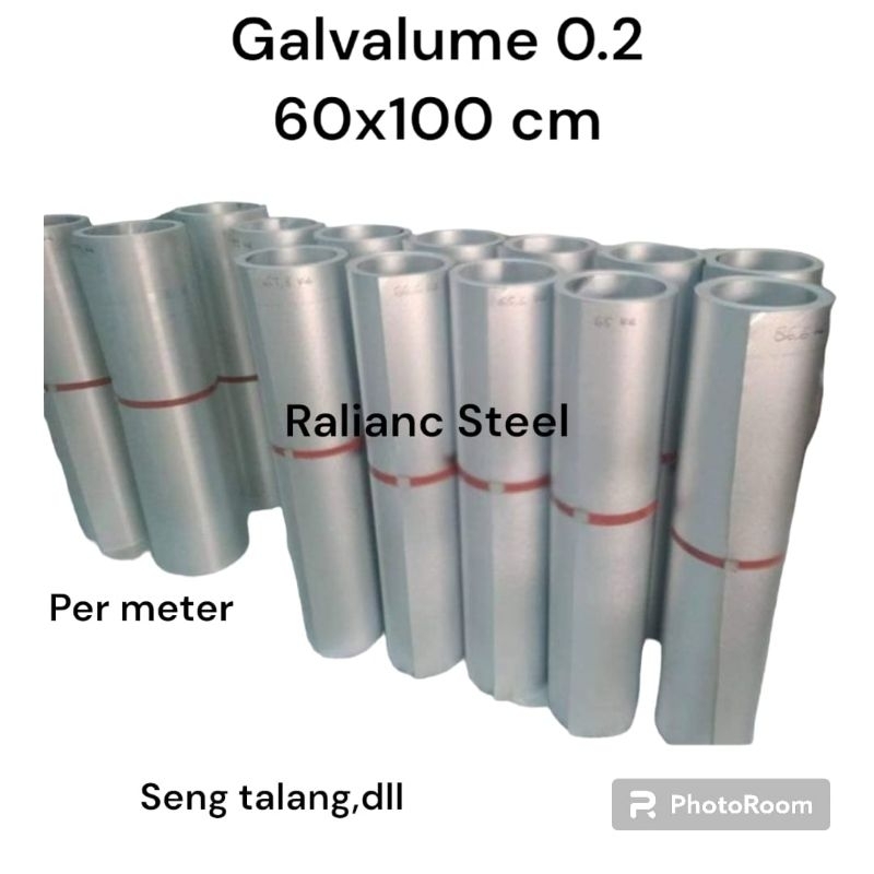 Plat Galvalum 0,2 mm / Plat Seng Galvalum