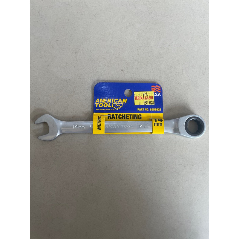 kunci ring pas  rachet american tools / kunci ring pas otomatis american tools 14mm / rachet combina
