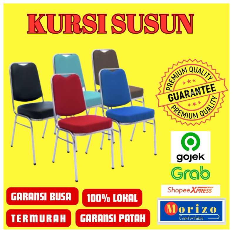 TERMURAH ‼️ KURSI SUSUN KURSI SEMINAR KURSI KANTOR KURSI PESATA KURSI MAKAN MODEL FURTURA MEREK MORI