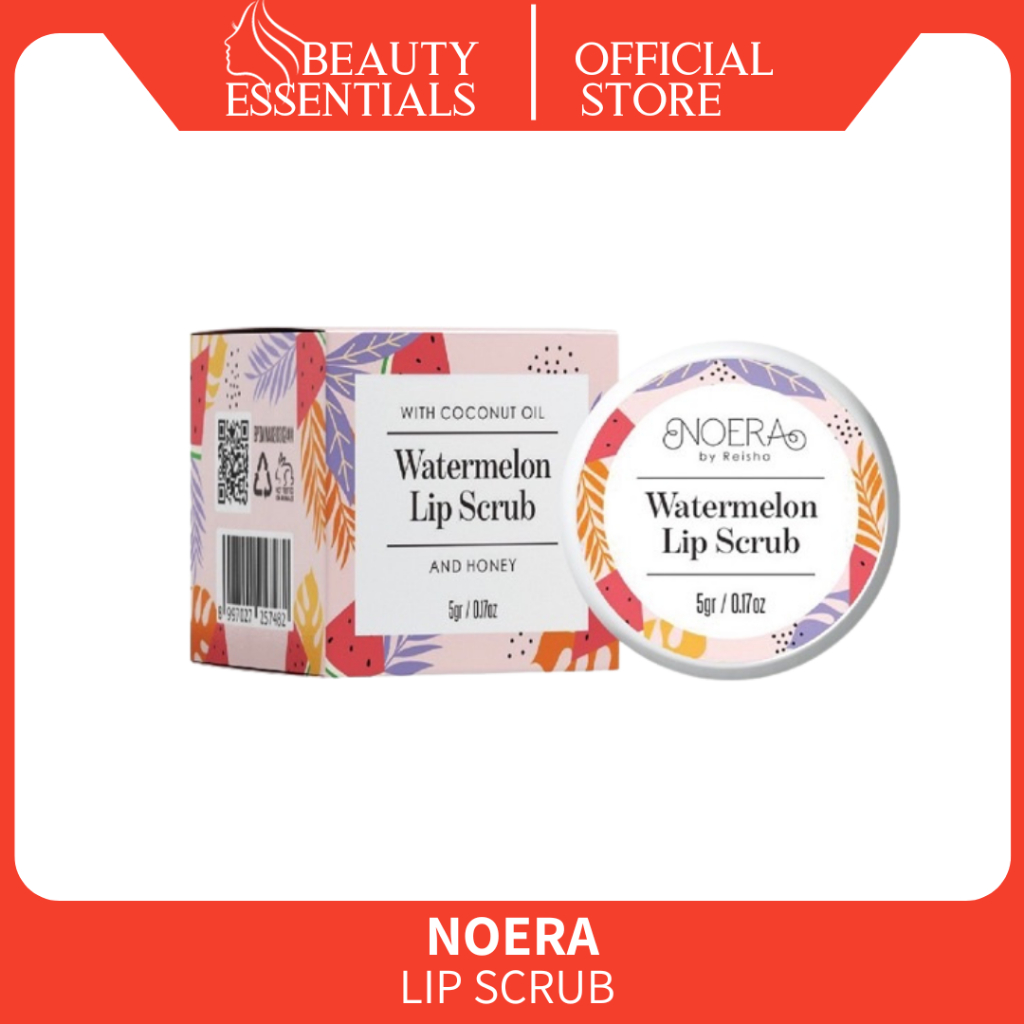 Noera Watermelon Lip Scrub | Scrub Bibir Bpom