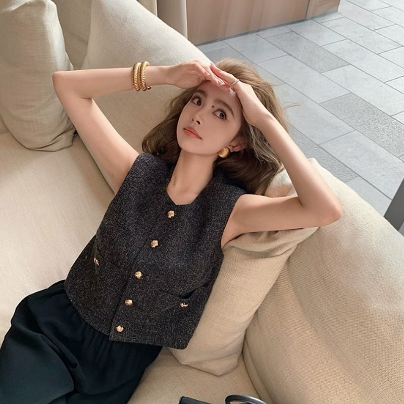 PROSPERBLING_TWEED VEST PREMIUM ELLEN VEST